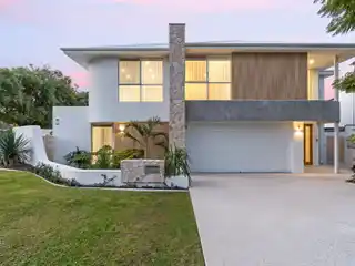 Architectural Masterpiece with Pool and Waterfront Views