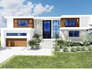 Custom Modern Home in Exclusive Marsh Pointe