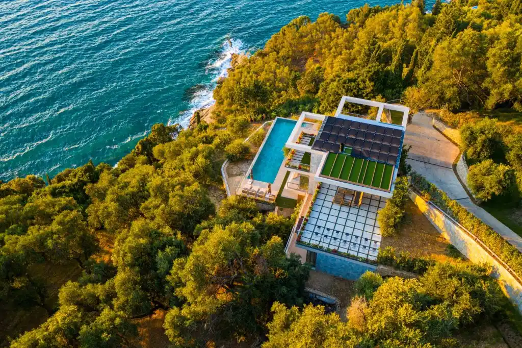 Luxury Beachfront Villa in Corfu