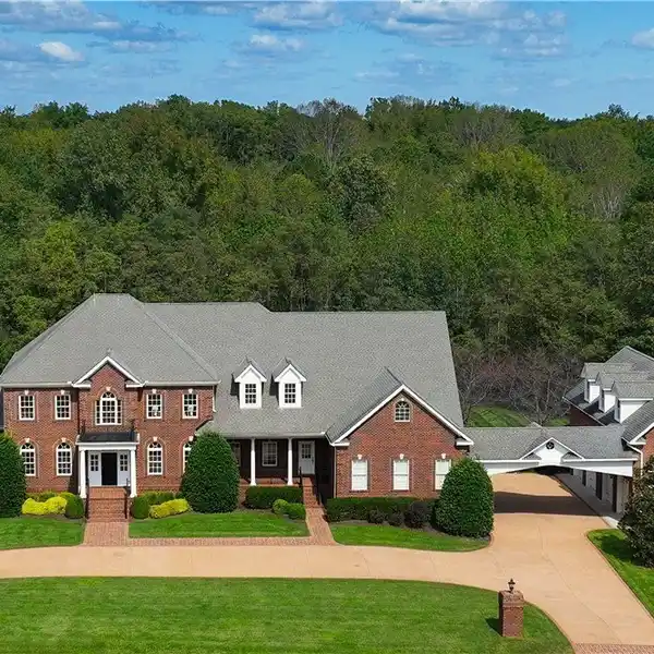 STATELY BRICK COLONIAL SET ON FIVE ACRES