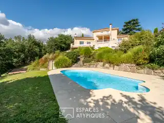 Cathedral-Style Living with Panoramic Countryside Views