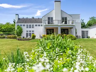 Architectural Masterpiece with Boat Dock