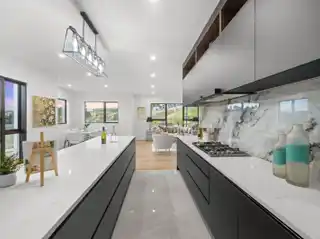 Grand Corner Stunner with Wine Cellar
