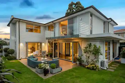 Family Living on a Tranquil Street