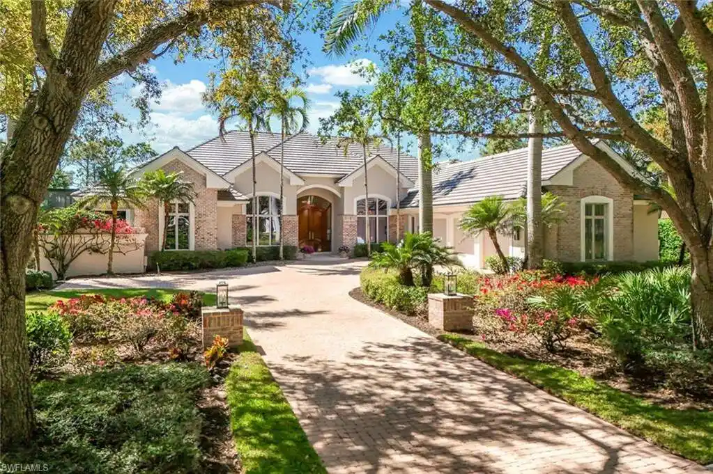Custom Estate Home with Serene Golf and Lake Views
