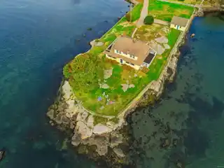 Incredible Dutch Colonial Revival Estate on Its Own Peninsula