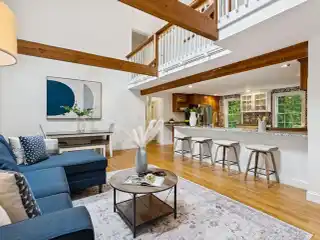 Peaceful Waterfront Home with Versatile Living Spaces