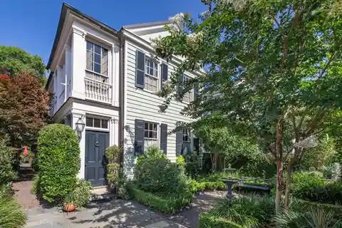 Chic Charleston Single Home with Lush Walled Gardens