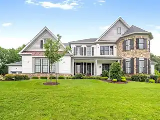 Dramatic Custom Modern Farmhouse