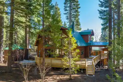 Forest-Backed Tahoe Escape with Private Lake Access