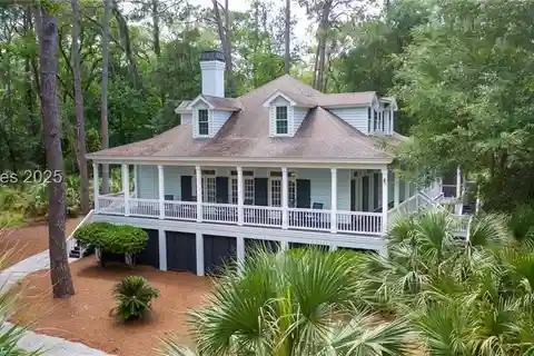 Discover Coastal Living at Its Finest in This Stunning 3,883 Square Foot Home Located in the Exclusive Haig Point Community.