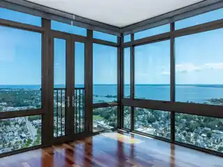 Exceptional Corner Residence Offering Panoramic Sound Views