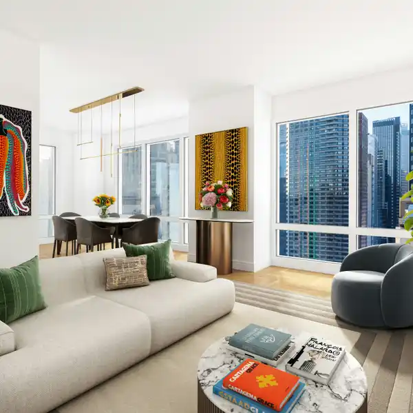 SPACIOUS CONVERTIBLE THREE BEDROOM AT UNITED NATIONS PLAZA