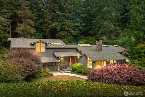 Gated Northwest Contemporary on Two Acres