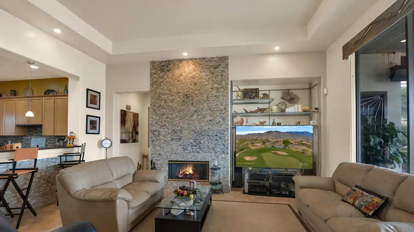 Highly Upgraded Home with Sweeping Golf and Mountain Views