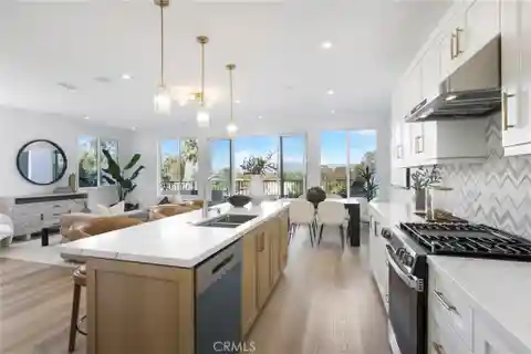 Designer Home Featuring European Cabinetry and Oak Doors