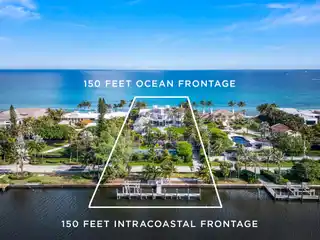 Incredible Property in the Manalapan Ocean to Lake Section