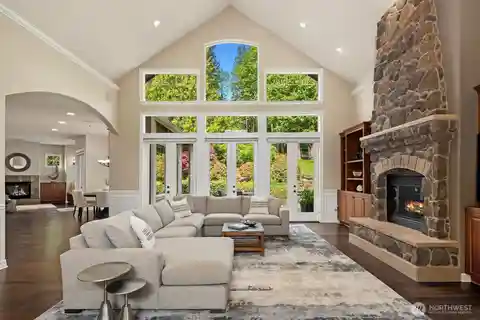 Gated Acre Estate with Soaring Style