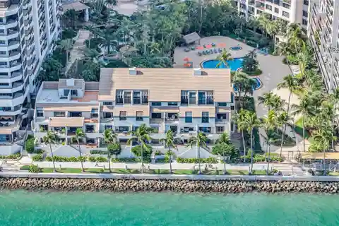 Oceanfront Bay Home on Exclusive Brickell Key Island