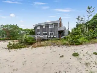 Two-Story Rental Steps to Private Beach Access
