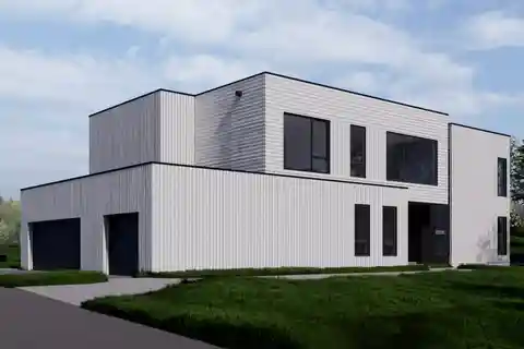 To Be Built Modern Villa