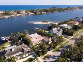 Mediterranean Villa with Panoramic Views of the Intracoastal Frontage
