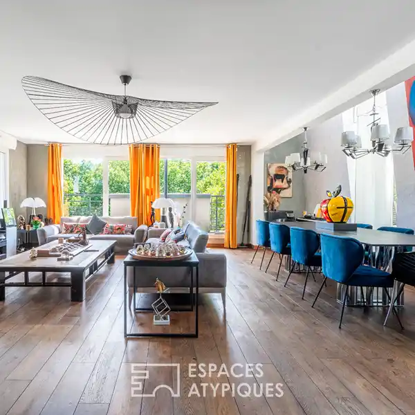 CONTEMPORARY TOP-FLOOR RETREAT WITH LUSH OUTDOOR SPACE