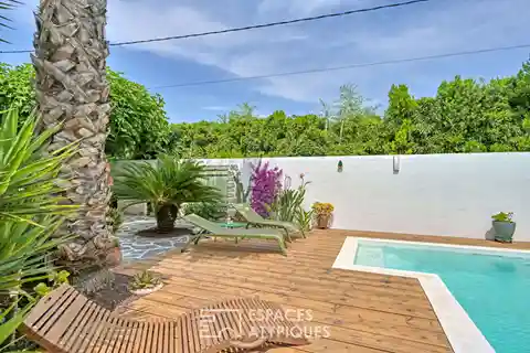 Light-Filled Retreat with Pool
