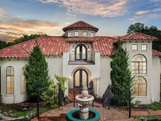 Mediterranean Elegance with Grand Pondside Views