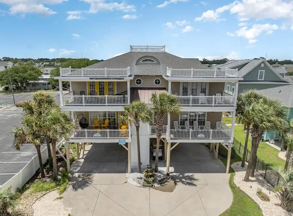 Five Bedroom Home Across the Street from the Beach