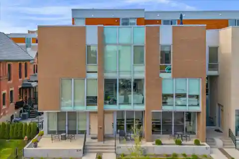 Brush Park Townhouse with Private Rooftop Spaces