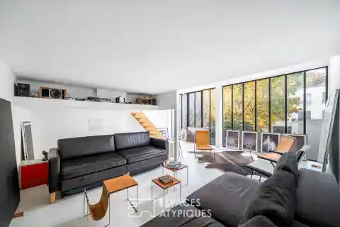 Architect-Designed Parisian Loft with Private Courtyard