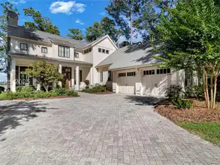 Modern Low Country Home with Golf Course Views
