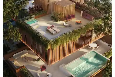 Duplex Apartment with Garden and Private Pool