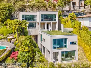 Contemporary Home with Lovely Lake Lugano Views