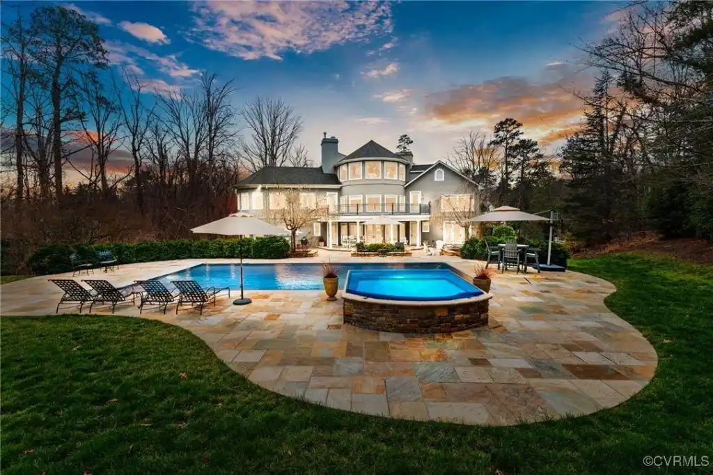Handsome Transitional Estate on Three Private Acres