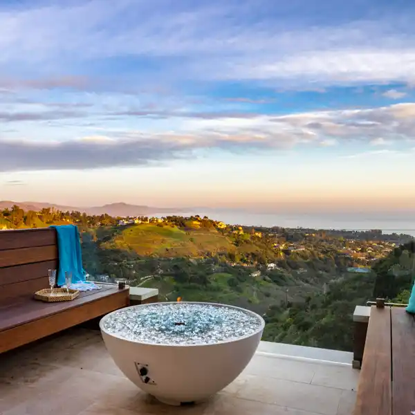 MAGNIFICENT NEW HILLTOP SPANISH-STYLE HOME