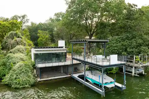 Lake Austin Waterfront with Park Views