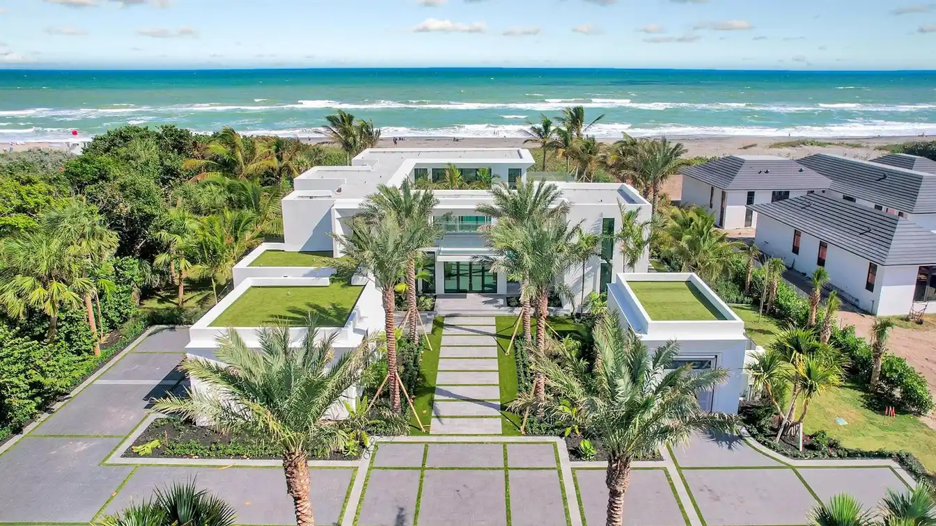 Brand-new Beachfront Gem on Jupiter Island