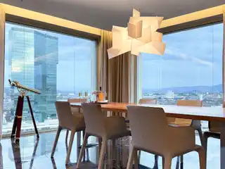 Contemporary Tower Apartment Overlooking Zurich and the Alps