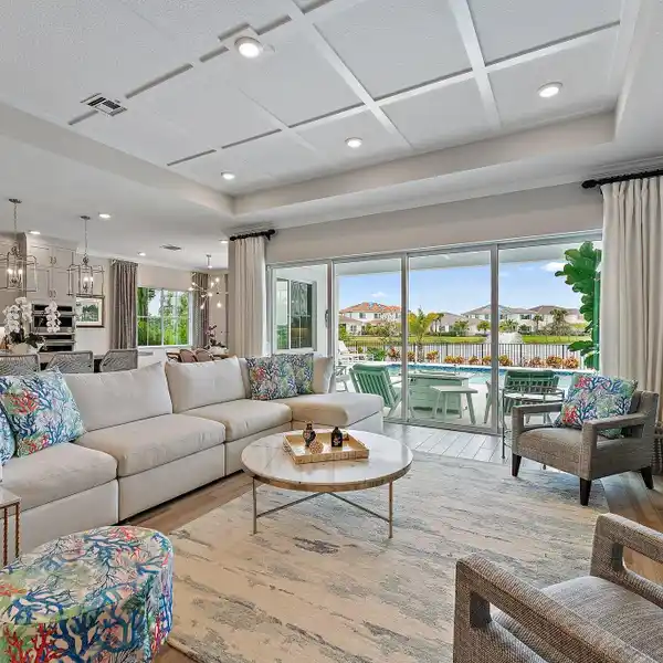 SERENE LAKEFRONT LIVING WITH DESIGNER TOUCHES