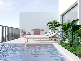 Modern Townhouse with Pool in Sa Cabaneta with Views of the Tramuntana