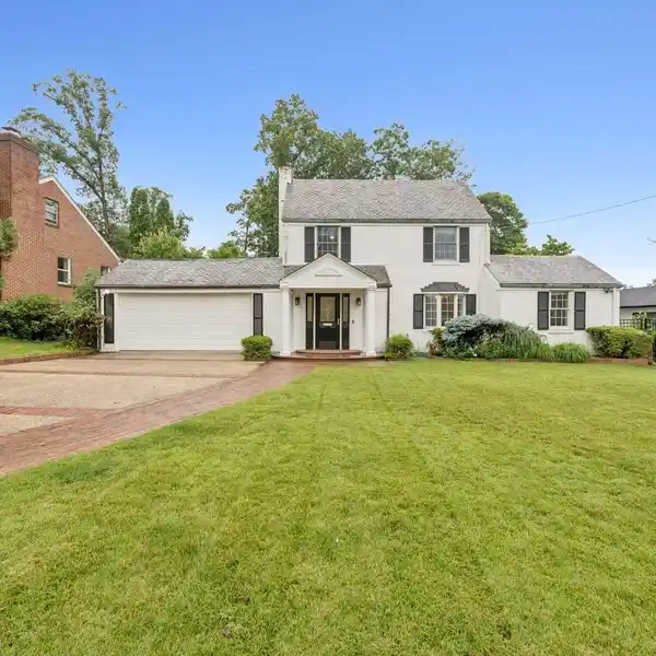 CHARMING 1948 WHITE BRICK COLONIAL