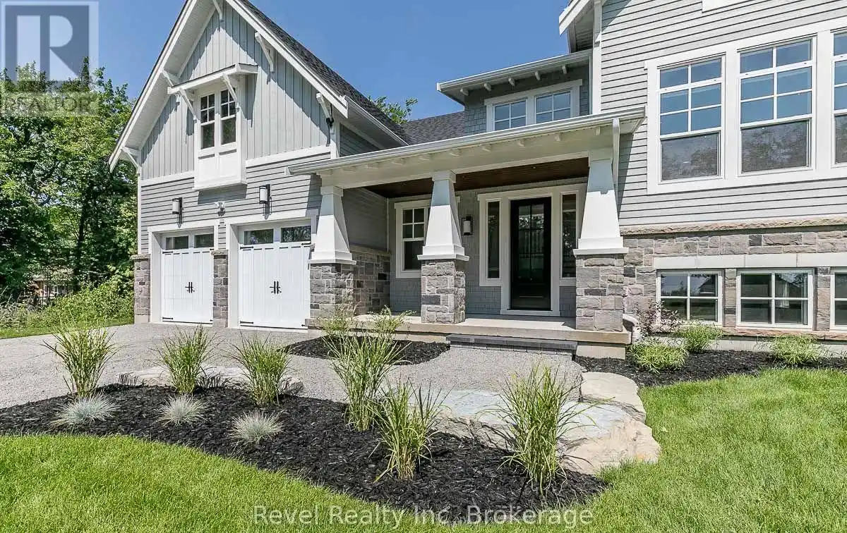 Exquisite Custom-built Craftsman-style Estate Steps from Georgian Bay