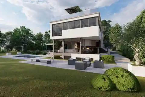 Create Your Modern Oasis in a Green Setting