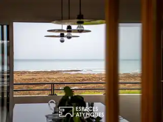 Modern Oceanfront Villa with Panoramic Sea Views