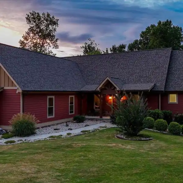 GORGEOUS CUSTOM HOME ON OVER FIVE ACRES