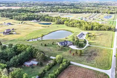 Private Ranch with Library, Pond Views, 3 Garages