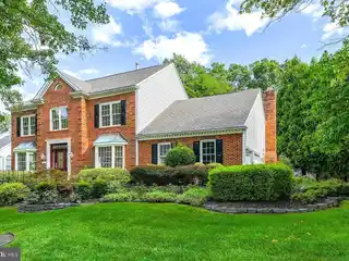 Stately Brick-Front Colonial