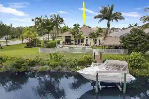 Impressive Waterfront Pool Home